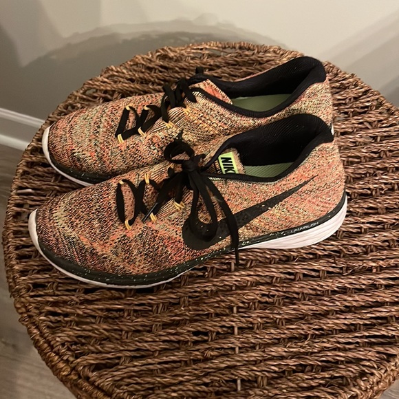 Nike Flyknit Lunar 3 Multicolor Running Shoes Men’s 9 - Picture 4 of 5